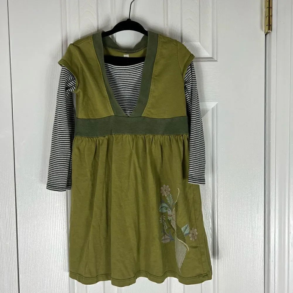 Tea Collection Girls Dress Size 4 - Picture 1 of 3